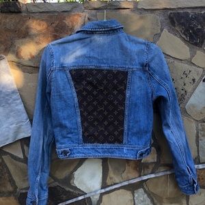 louis vuitton patch work jacket